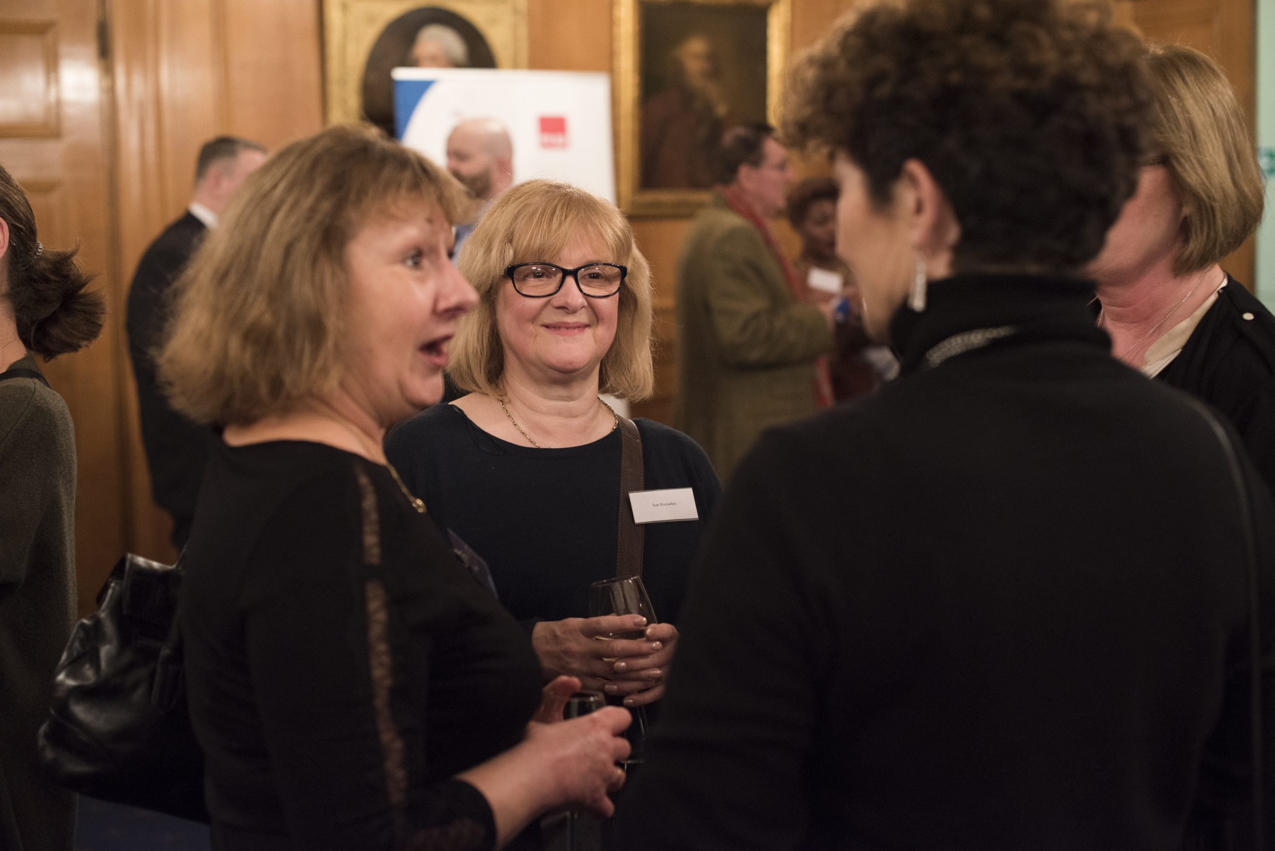 A group of Volunteer Ambassadors at a drinks reception